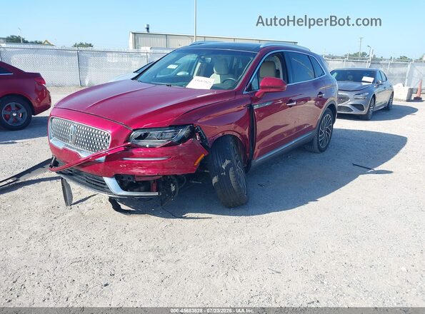 2LMPJ6LPXKBL22749 2019 LINCOLN NAUTILUS Red Vista tres cuartos delantera izquierda