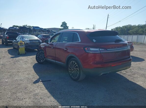2LMPJ6LPXKBL22749 2019 LINCOLN NAUTILUS Red Trasero izquierdo