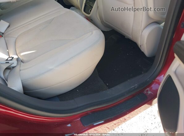2LMPJ6LPXKBL22749 2019 LINCOLN NAUTILUS Red Vista de la etiqueta del VIN