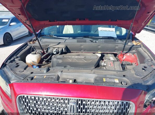 2LMPJ6LPXKBL22749 2019 LINCOLN NAUTILUS Red Vista trasera