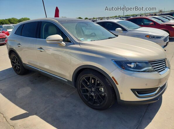 2LMPJ6LR0HBL18767 2017 LINCOLN MKX Gold Առջևի աջ