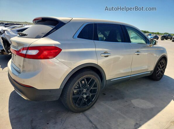 2LMPJ6LR0HBL18767 2017 LINCOLN MKX Gold Հետևի աջ