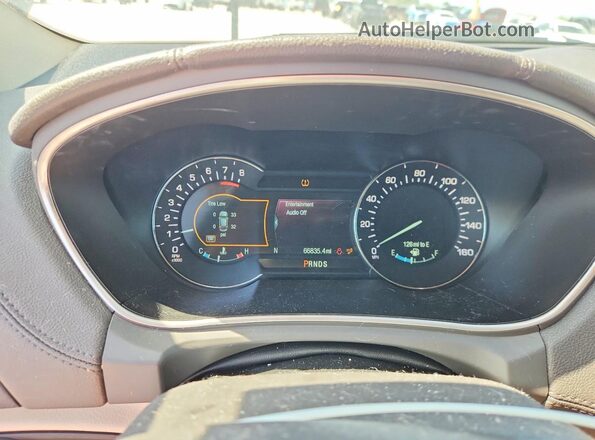 2LMPJ6LR0HBL18767 2017 LINCOLN MKX Gold Սարքավորումների վահանակի տեսք