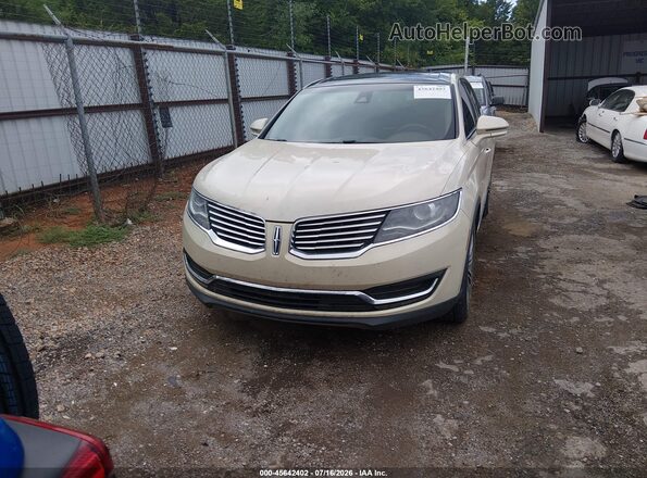 2LMPJ6LR1GBL35334 2016 LINCOLN MKX Brown Widok wnętrza z tyłu