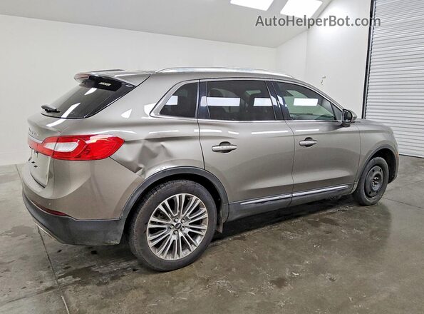 2LMPJ6LR1HBL51311 2017 LINCOLN MKX Silver Задня права чверть