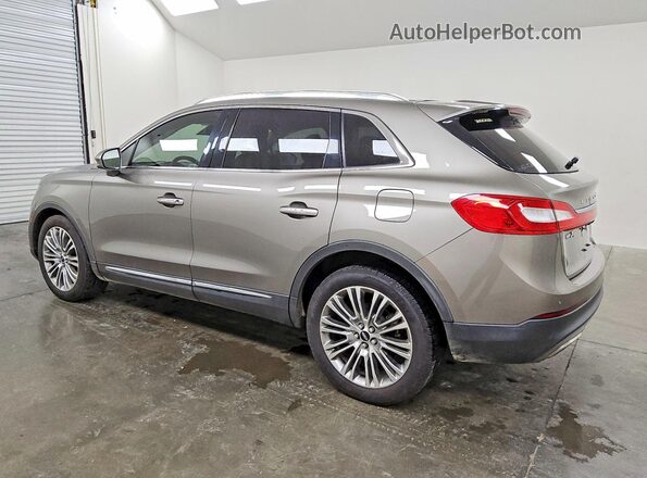 2LMPJ6LR1HBL51311 2017 LINCOLN MKX Silver Задня ліва чверть
