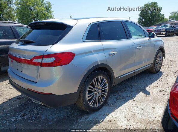 2LMPJ6LR1JBL12711 2018 LINCOLN MKX Silver Trasero derecho