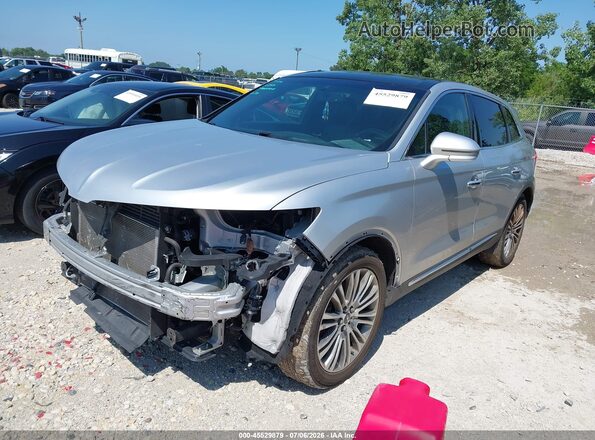 2LMPJ6LR1JBL12711 2018 LINCOLN MKX Silver Vista tres cuartos delantera izquierda