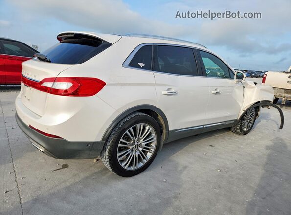 2LMPJ6LR5HBL41459 2017 LINCOLN MKX White Հետևի աջ