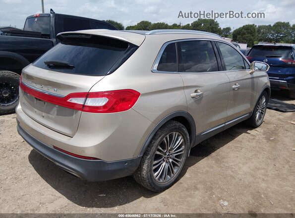 2LMPJ6LR6HBL28879 2017 LINCOLN MKX Gold Tył prawy
