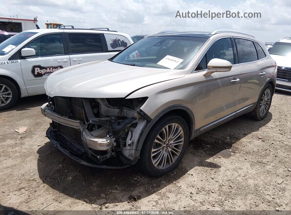 2LMPJ6LR6HBL28879 2017 LINCOLN MKX Gold Przód lewy