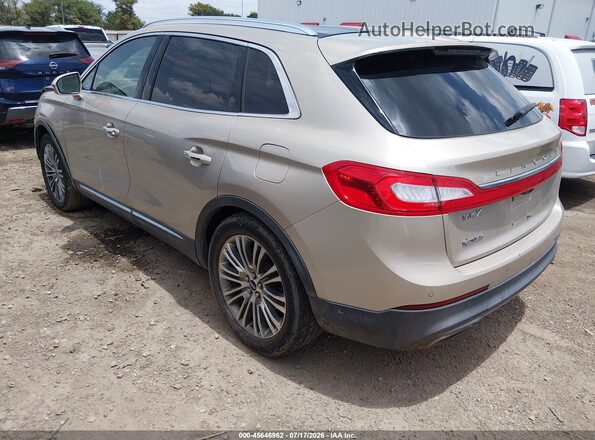 2LMPJ6LR6HBL28879 2017 LINCOLN MKX Gold Tył lewy