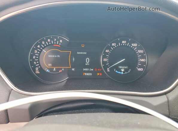 2LMPJ6LR6JBL18519 2018 LINCOLN MKX Black ხელსაწყოთა პანელის ხედი