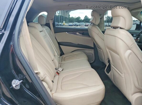 2LMPJ6LR6JBL18519 2018 LINCOLN MKX Black უკანა სალონის ხედი