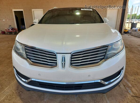 2LMPJ6LR7GBL37203 2016 LINCOLN MKX White Vista frontal