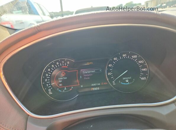 2LMPJ6LR7GBL37203 2016 LINCOLN MKX White Vista del cuadro de instrumentos