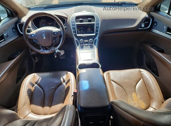 2LMPJ6LR7GBL37203 2016 LINCOLN MKX White Vista del salpicadero