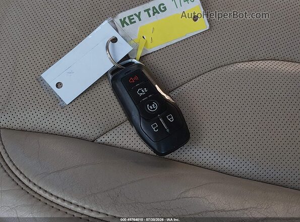 2LMPJ6LR7GBL38822 2016 LINCOLN MKX White Առջևի վահանակի տեսք