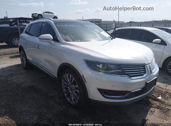 2LMPJ6LR7GBL38822 2016 LINCOLN MKX White Սալոնի հետևի տեսք