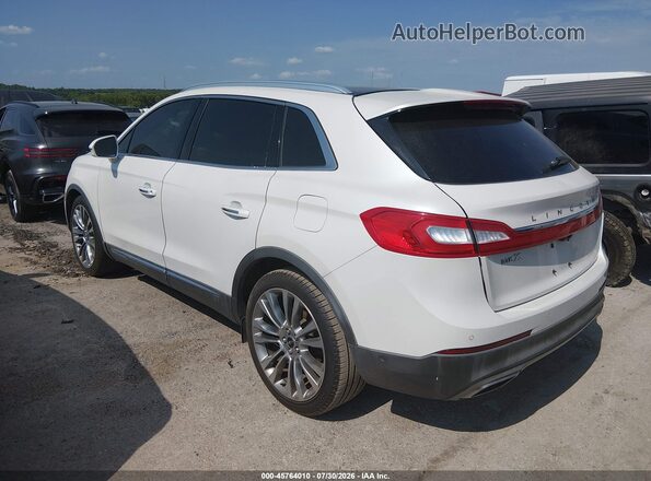 2LMPJ6LR7GBL38822 2016 LINCOLN MKX White Սալոնի 360 աստիճան տեսք