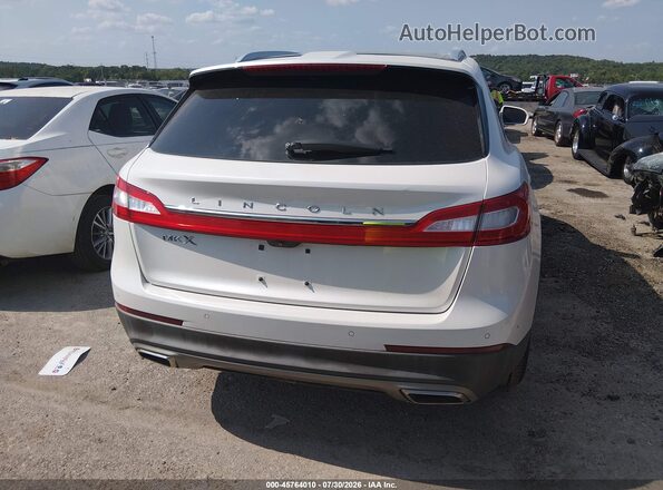 2LMPJ6LR7GBL38822 2016 LINCOLN MKX White 