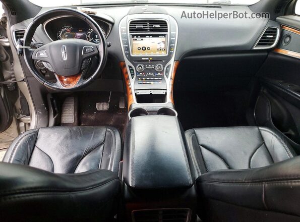 2LMPJ6LR9GBL67352 2016 LINCOLN MKX Silver წინა პანელის ხედი