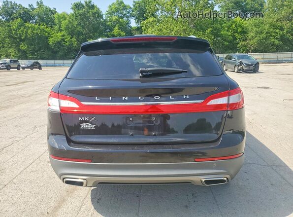 2LMPJ6LR9HBL25586 2017 LINCOLN MKX Black Rear view
