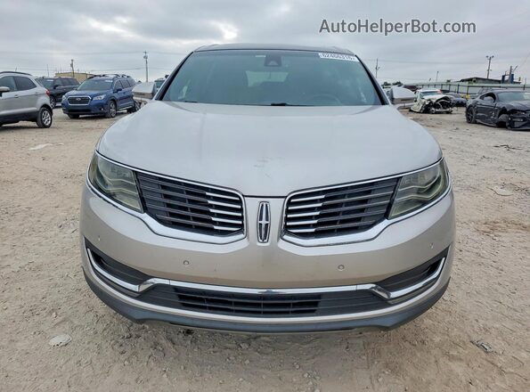 2LMPJ7JR3GBL36249 2016 LINCOLN MKX Silver Front view