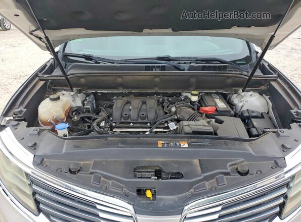 2LMPJ7JR3GBL36249 2016 LINCOLN MKX Silver Engine compartment view