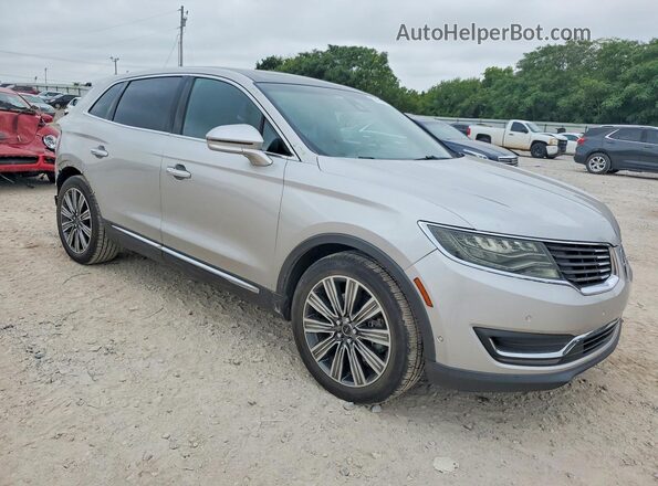 2LMPJ7JR3GBL36249 2016 LINCOLN MKX Silver Front right
