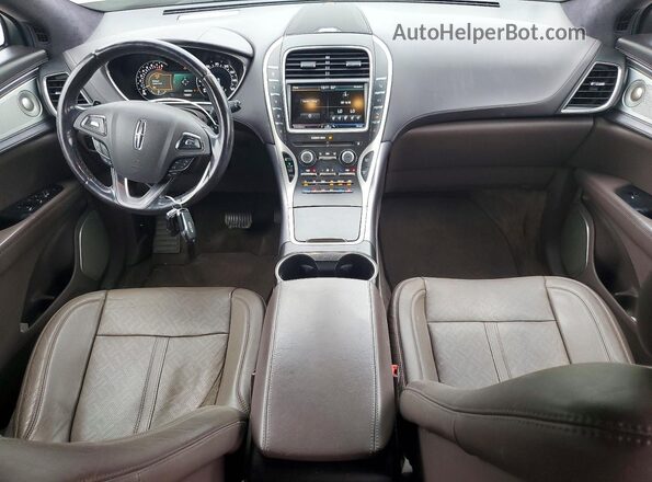 2LMPJ7JR3GBL36249 2016 LINCOLN MKX Silver Dashboard view