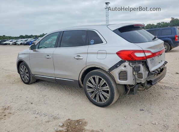 2LMPJ7JR3GBL36249 2016 LINCOLN MKX Silver Rear left