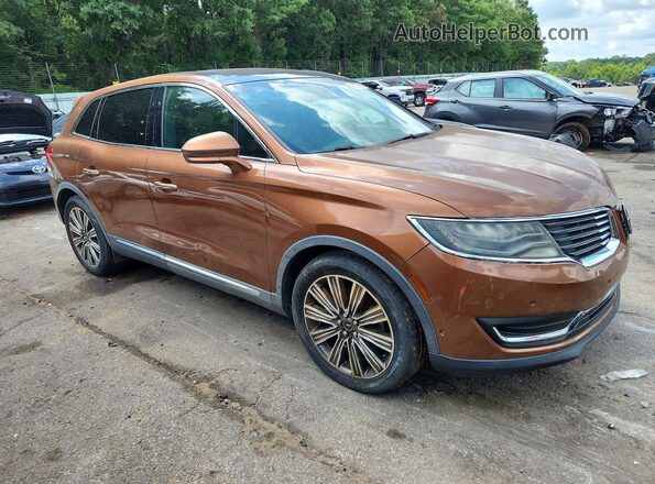 2LMPJ7JR8GBL23142 2016 LINCOLN MKX Orange Front right