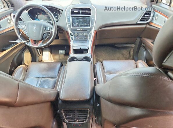 2LMPJ7JR8GBL23142 2016 LINCOLN MKX Orange Dashboard view