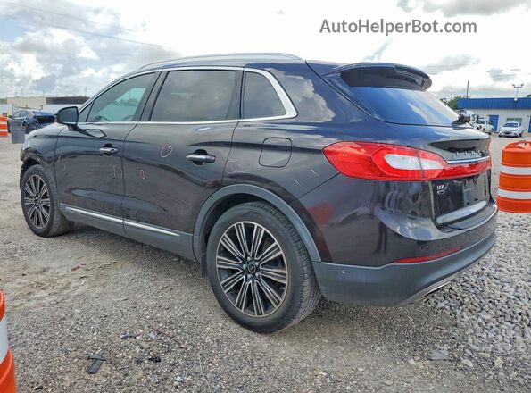 2LMPJ7JR8HBL39357 2017 LINCOLN MKX Black Tył lewy