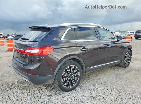 2LMPJ7JR8HBL39357 2017 LINCOLN MKX Black Tył prawy