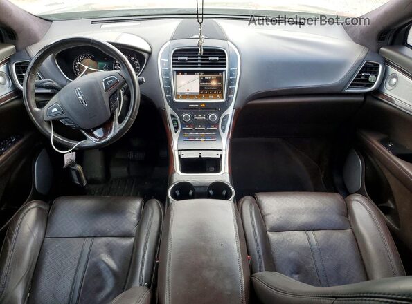 2LMPJ7JR8HBL39357 2017 LINCOLN MKX Black Widok deski rozdzielczej