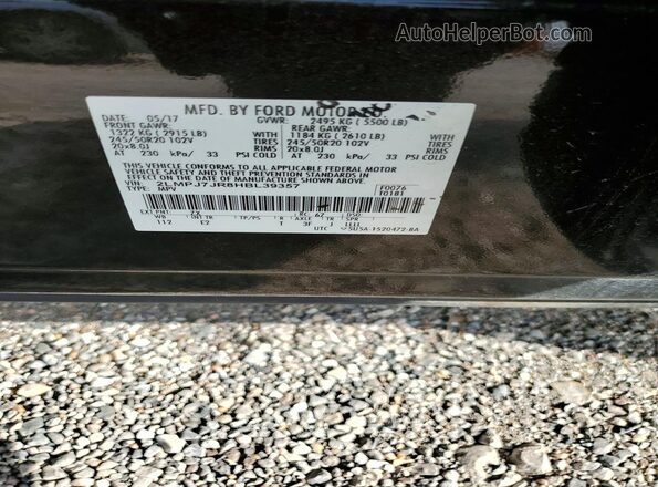 2LMPJ7JR8HBL39357 2017 LINCOLN MKX Black Widok komory silnika