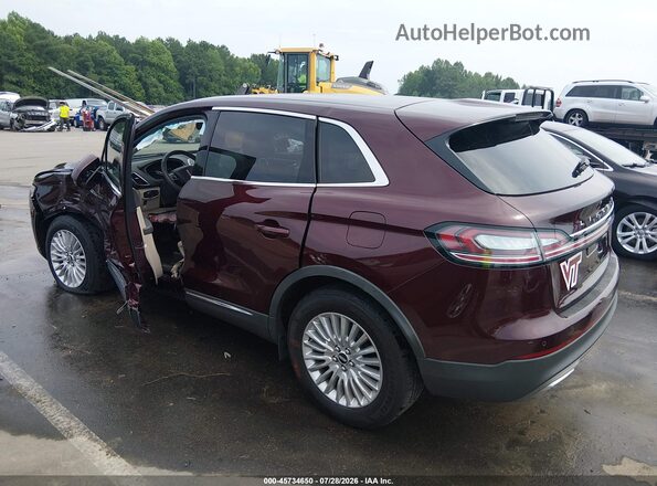 2LMPJ8J93KBL58041 2019 LINCOLN NAUTILUS Burgundy Հետևի ձախ