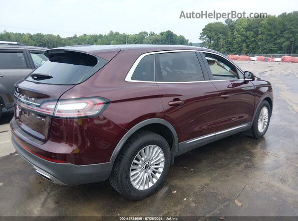 2LMPJ8J93KBL58041 2019 LINCOLN NAUTILUS Burgundy Հետևի աջ