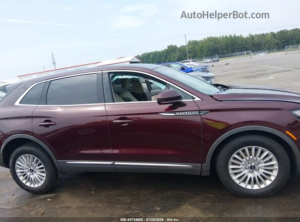 2LMPJ8J93KBL58041 2019 LINCOLN NAUTILUS Burgundy Սալոնի հետևի տեսք