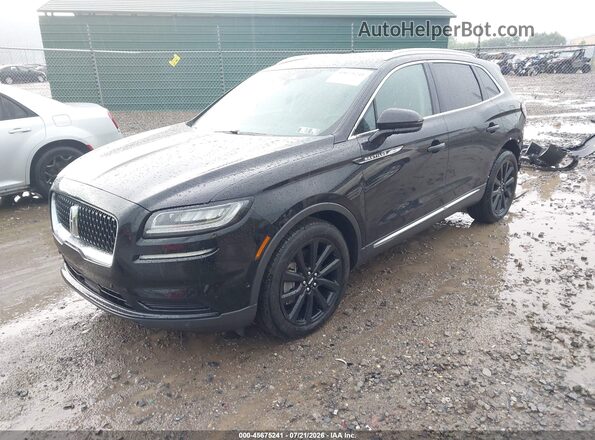 2LMPJ8K90PBL07991 2023 LINCOLN NAUTILUS Black წინა მარცხენა ხედი სამი მეოთხედიდან