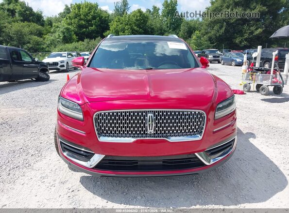 2LMPJ8K91LBL30318 2020 LINCOLN NAUTILUS Red ხელსაწყოთა პანელის ხედი