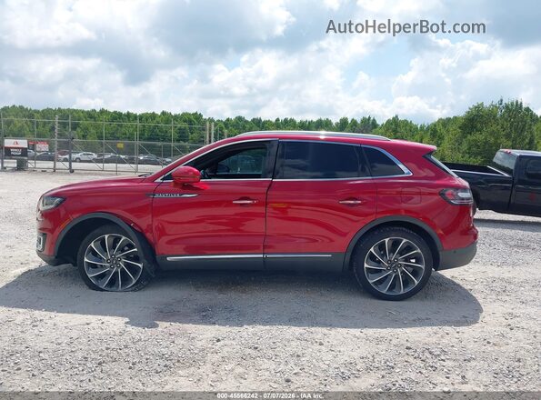2LMPJ8K91LBL30318 2020 LINCOLN NAUTILUS Red სალონის 360-გრადუსიანი ხედი
