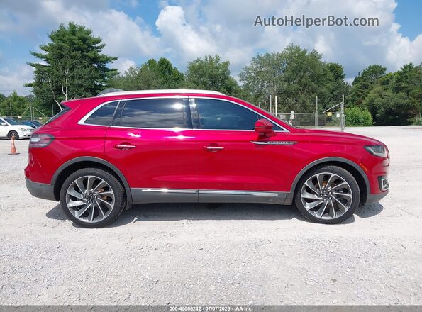 2LMPJ8K91LBL30318 2020 LINCOLN NAUTILUS Red უკანა სალონის ხედი