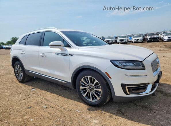 2LMPJ8K93KBL30237 2019 LINCOLN NAUTILUS White წინა მარჯვენა