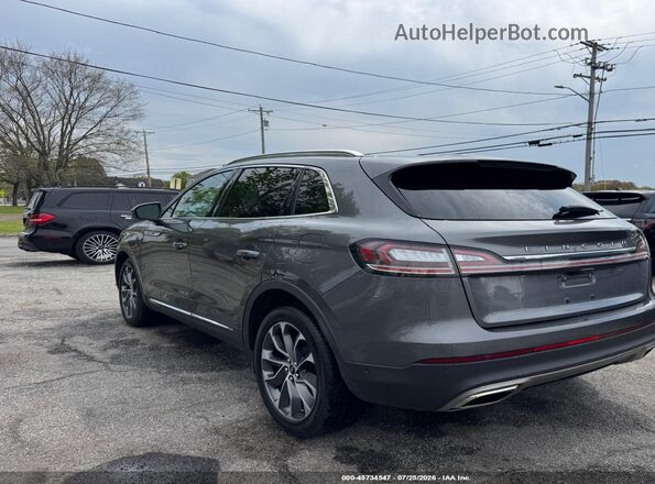 2LMPJ8K93NBL22482 2022 LINCOLN NAUTILUS Gray Trasero izquierdo