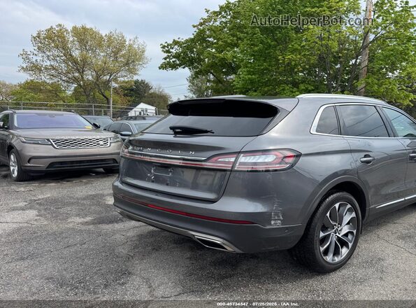 2LMPJ8K93NBL22482 2022 LINCOLN NAUTILUS Gray Trasero derecho