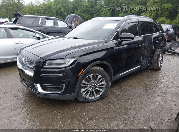 2LMPJ8K94KBL12992 2019 LINCOLN NAUTILUS Black Front left