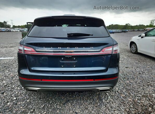 2LMPJ8K94MBL14325 2021 LINCOLN NAUTILUS Blue Вид ззаду